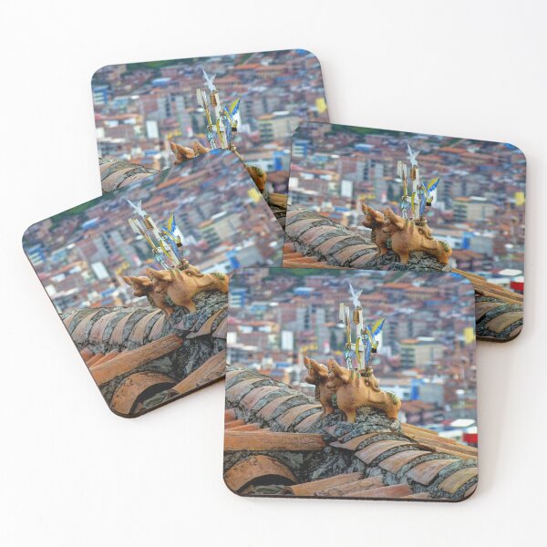 Item preview, Rooftop Pukara Bulls, Cusco designed and sold by MadaruCreations.