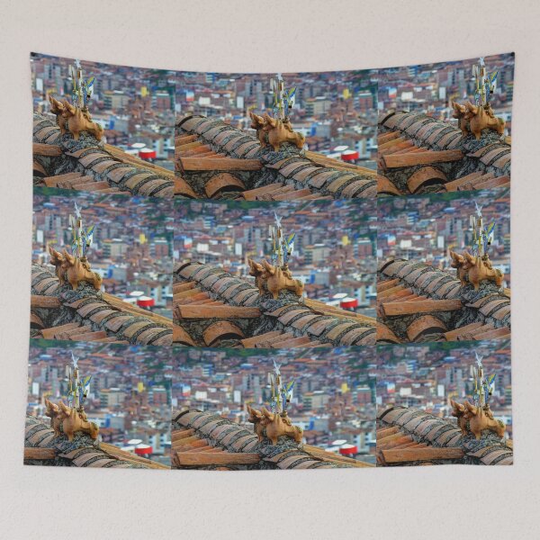 Item preview, Rooftop Pukara Bulls, Cusco designed and sold by MadaruCreations.