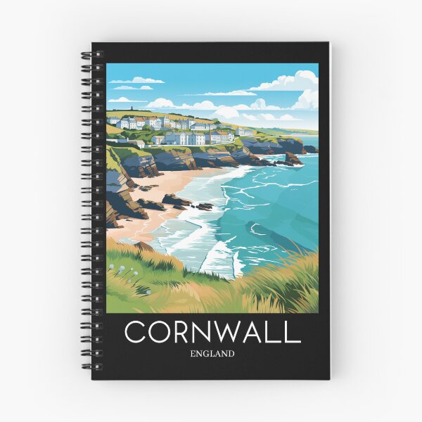 Item preview, A Pop Art Travel Print of Cornwall - England  designed and sold by StudioRedKoala.