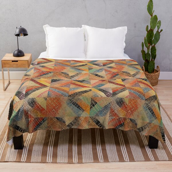 Item preview, Modern Ikat Textile Art Pattern No6 designed and sold by Atomura.