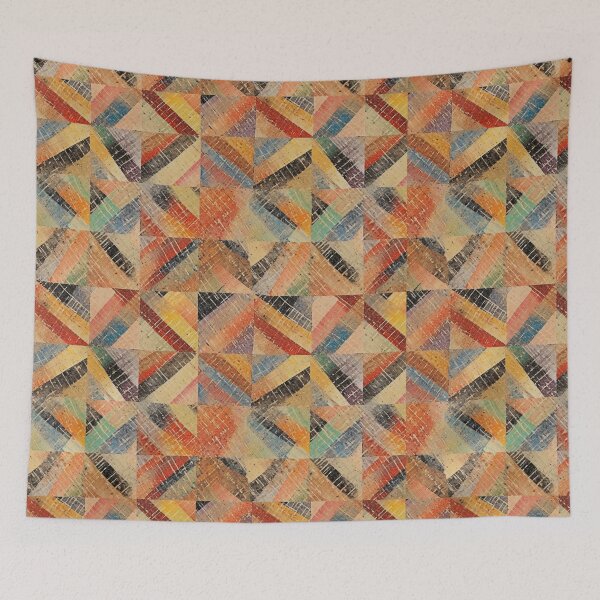 Item preview, Modern Ikat Textile Art Pattern No6 designed and sold by Atomura.