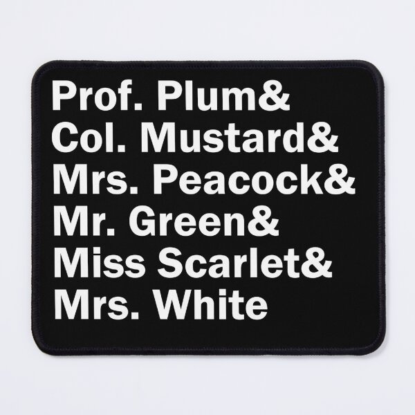 Item preview, Funny Names x Clue Movie designed and sold by 3dmuckychris.