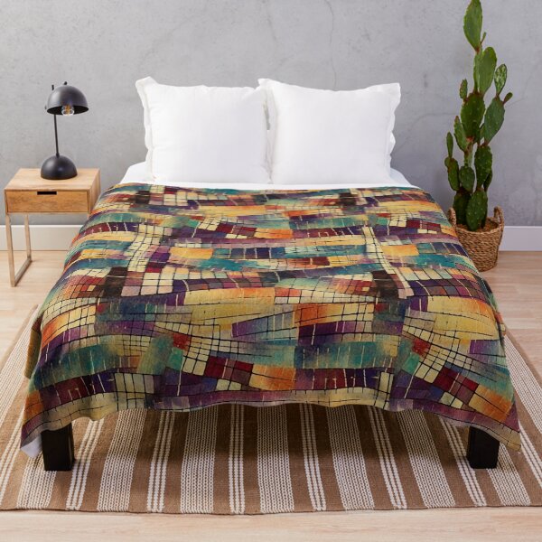 Item preview, Modern Ikat Textile Art Pattern No7 designed and sold by Atomura.