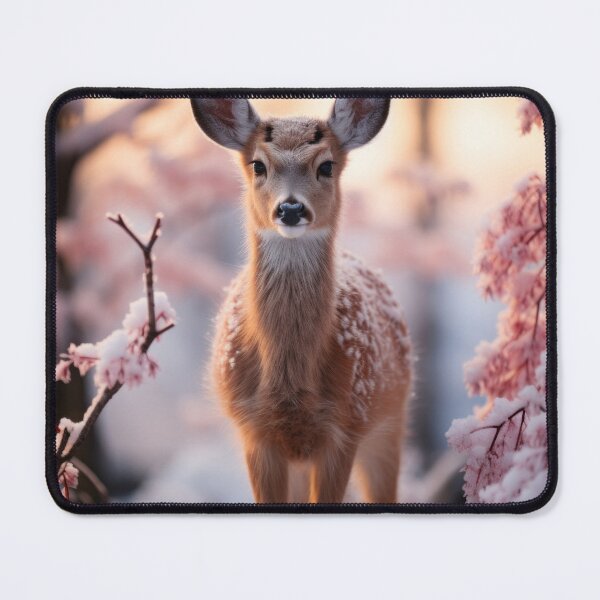 Item preview, Beautiful Winter Portrait of a Deer in a Snow-Covered Forest designed and sold by Domitian Tincaba.
