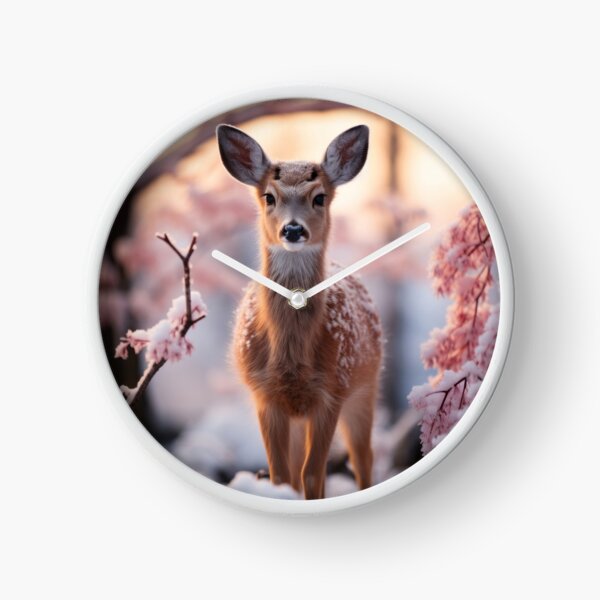 Item preview, Beautiful Winter Portrait of a Deer in a Snow-Covered Forest designed and sold by Domitian Tincaba.