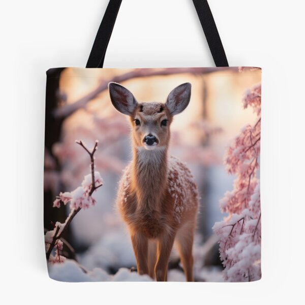 Item preview, Beautiful Winter Portrait of a Deer in a Snow-Covered Forest designed and sold by Domitian Tincaba.