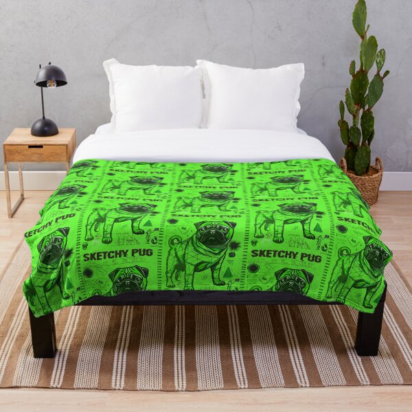 Item preview, Cuaderno de bocetos Pug 9 VERDE designed and sold by RedBluffTraders.