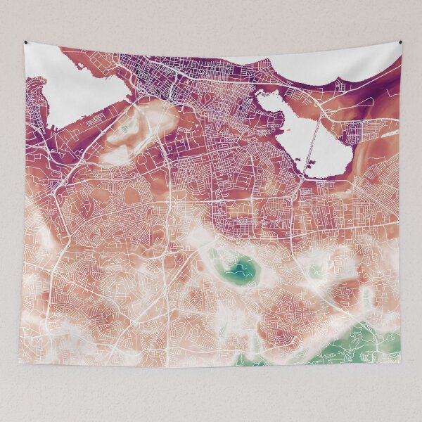 Item preview, Climate Change: San Juan, PR, Summer Evening Urban Heat in watermelon designed and sold by DreamingBeetle.