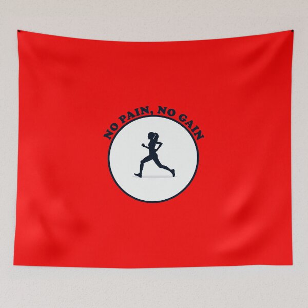 Item preview, No pain, no gain Like a Girl Run Running Runners Runner Sport Fashion Style Stylish  designed and sold by Yarkos.