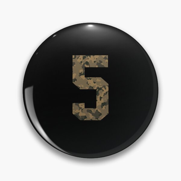 Item preview, Army Camouflage Number 5 - Sports Numbers designed and sold by NECHSTORE.