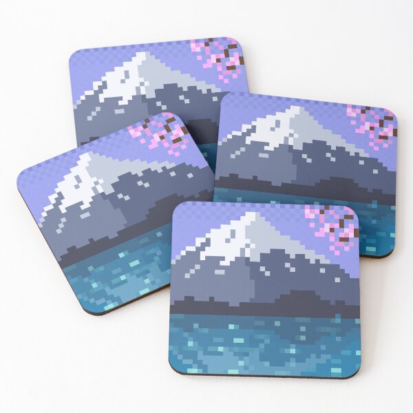 Item preview, Mount Fuji Pixel Art designed and sold by TWSmith-Art.