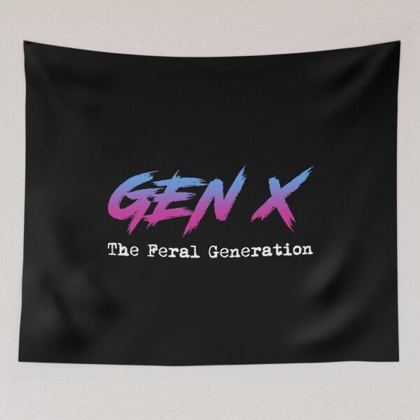 Item preview, Gen X - The Feral Generation designed and sold by Cat Lady Designs.