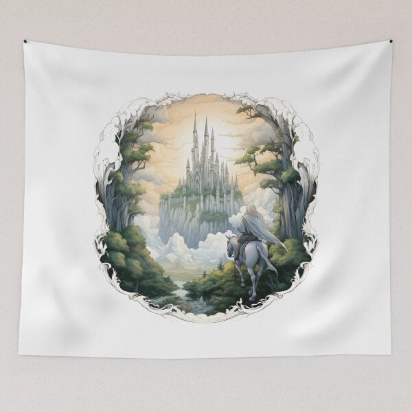 Item preview, Arriving at the Tower of Guard - Fantasy designed and sold by Fenay Designs.