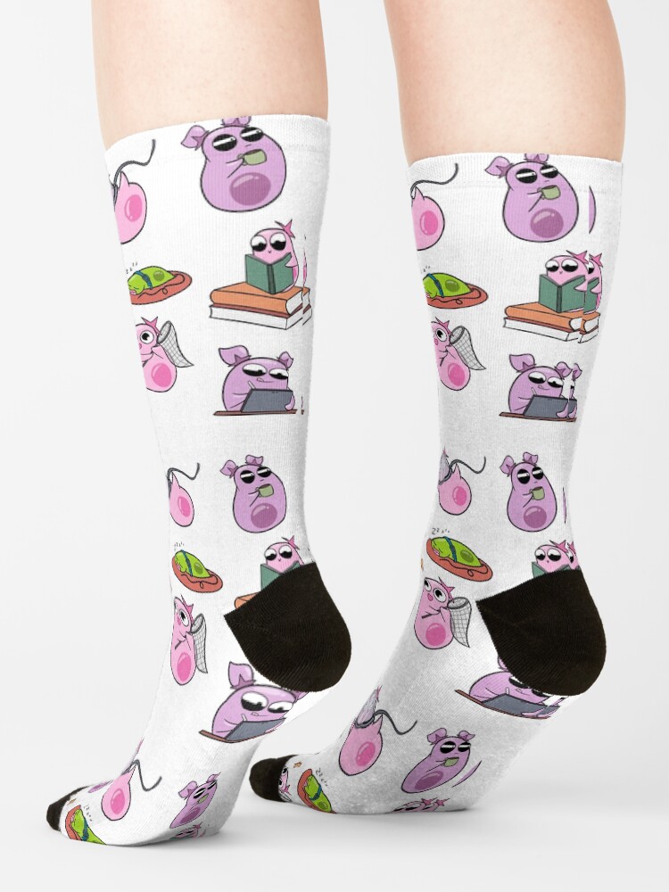 Thumbnail 4 of 5, Socks, Amoeba Sisters Collage designed and sold by amoebasisters.