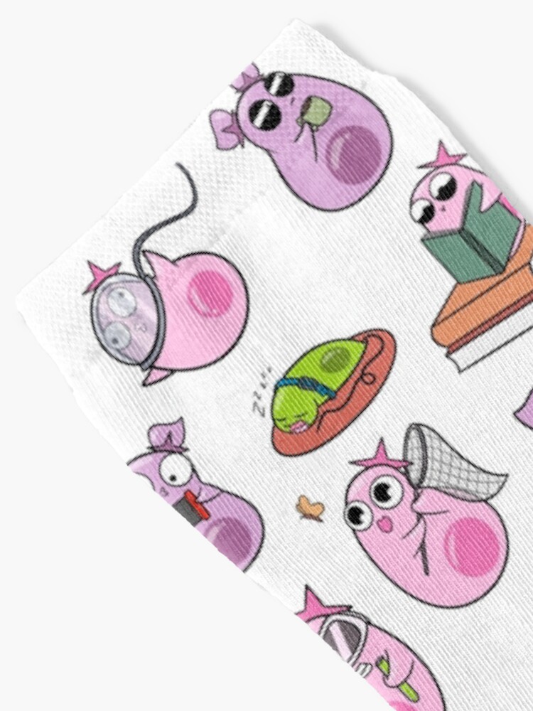 Thumbnail 2 of 5, Socks, Amoeba Sisters Collage designed and sold by amoebasisters.