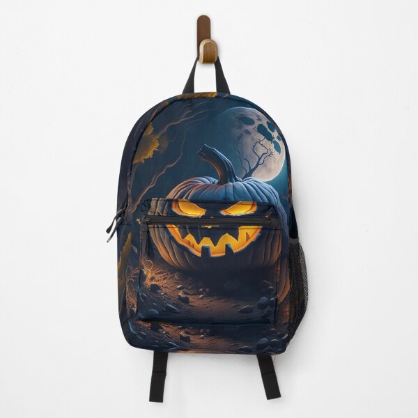 Item preview, Spooky jack-o-lantern in a magical forest designed and sold by Art4PrintGifts.
