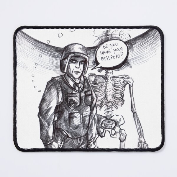 Item preview, HLVRAI Benry asking you for the passport designed and sold by Furiarossa.
