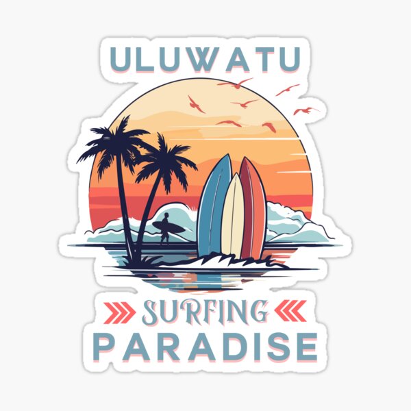 Aperçu de l'œuvre Paradis du surf à Uluwatu Bali créée et vendue par BaliChili.