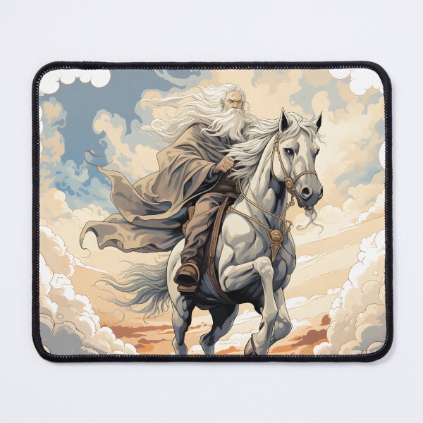 Item preview, The White One on his Steed - Fantasy designed and sold by Fenay Designs.