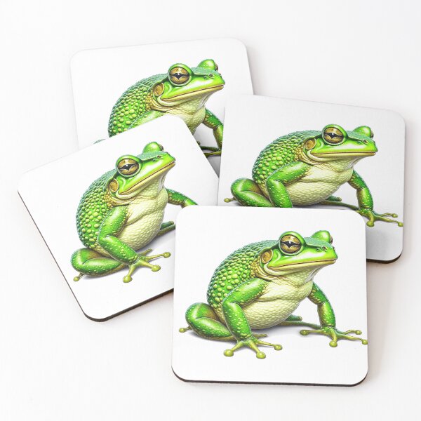 Item preview, A Grumpy Green Frog Giving You the Side-eye designed and sold by joystreethouse.