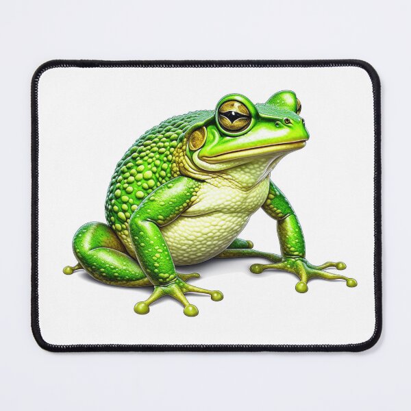 Item preview, A Grumpy Green Frog Giving You the Side-eye designed and sold by joystreethouse.