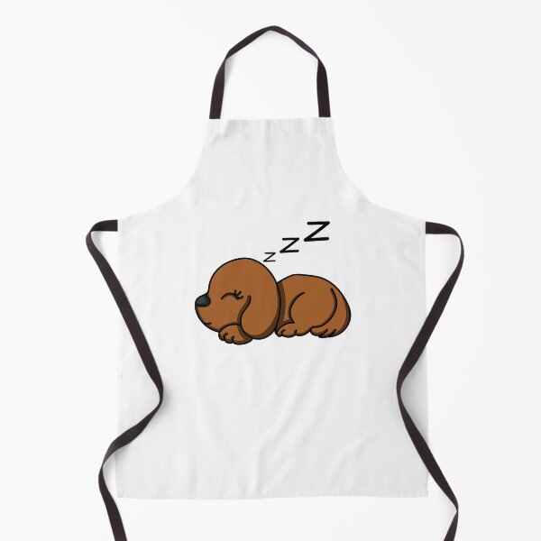 Item preview, cute sleeping dog (ginger) designed and sold by ChesssesShop.