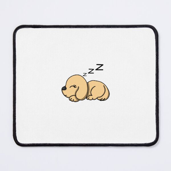 Item preview, cute sleeping dog (light brown) designed and sold by ChesssesShop.