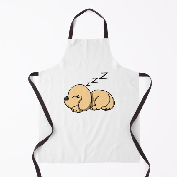 Item preview, cute sleeping dog (light brown) designed and sold by ChesssesShop.