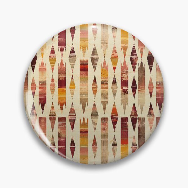 Item preview, Modern Ikat Textile Art Pattern No10 designed and sold by Atomura.