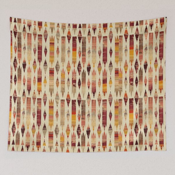 Item preview, Modern Ikat Textile Art Pattern No10 designed and sold by Atomura.