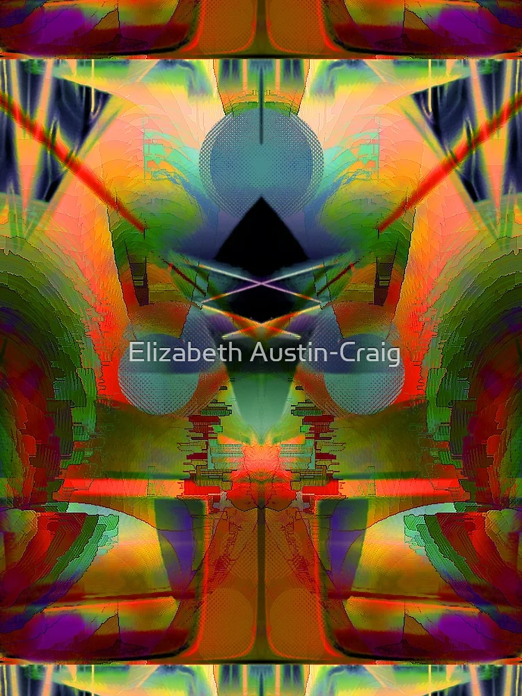 Thumbnail 3 of 3, Scarf, Reaching designed and sold by Elizabeth Austin-Craig.