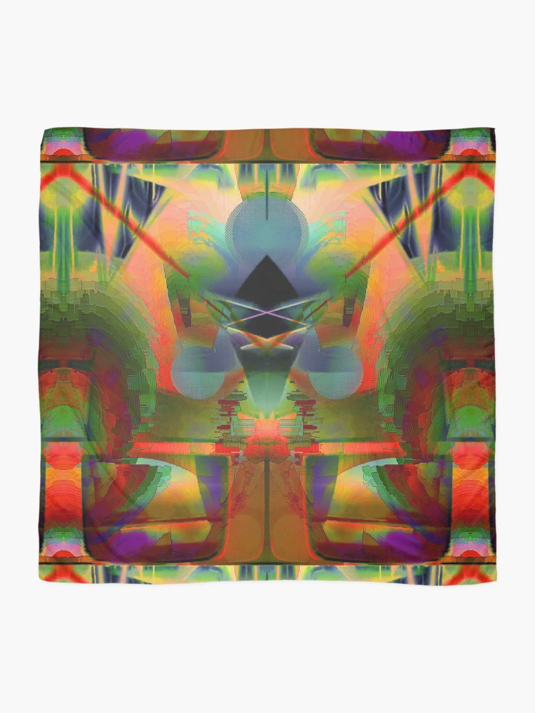 Thumbnail 2 of 3, Scarf, Reaching designed and sold by Elizabeth Austin-Craig.