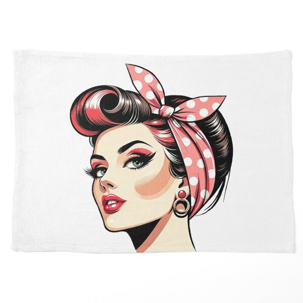 Rockabilly girl tattoo vintage retro 1950 rock riveter | Poster