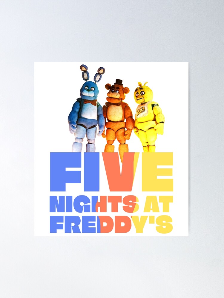 Five nights at Freddy's movie prints bedroom poster gaming décor