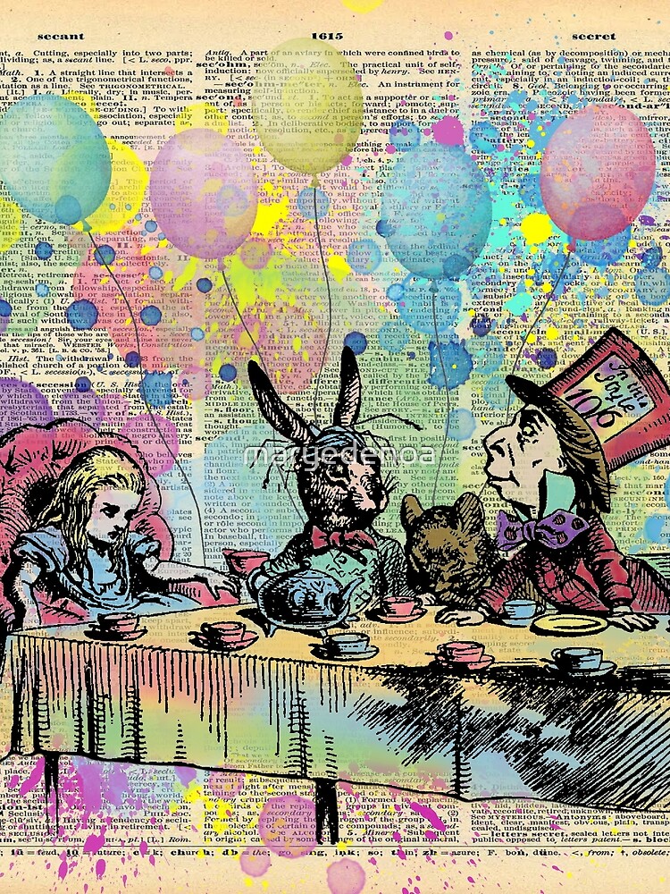 Tea Party Celebration - Alice In Wonderland by maryedenoa