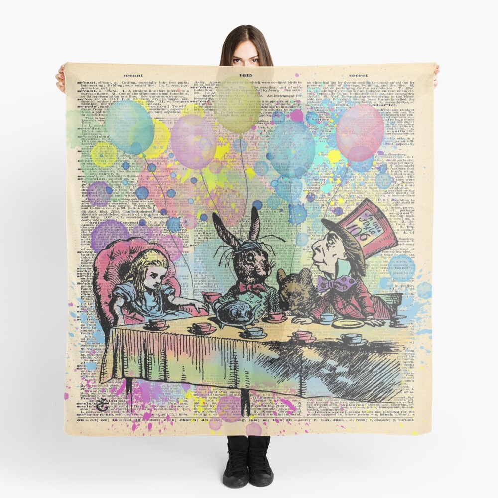 Tea Party Celebration - Alice In Wonderland Scarf