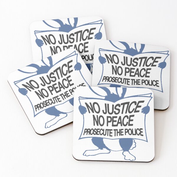 Item preview, No Justice no Peace designed and sold by vilanovapop.