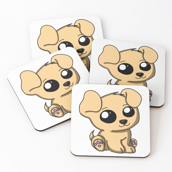 Item preview, cute dog (light brown) designed and sold by ChesssesShop.