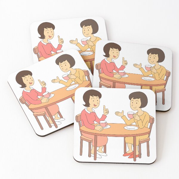 Item preview, Girl’s Day Out Having Conversation Drinking Coffee designed and sold by thespecialtyhub.