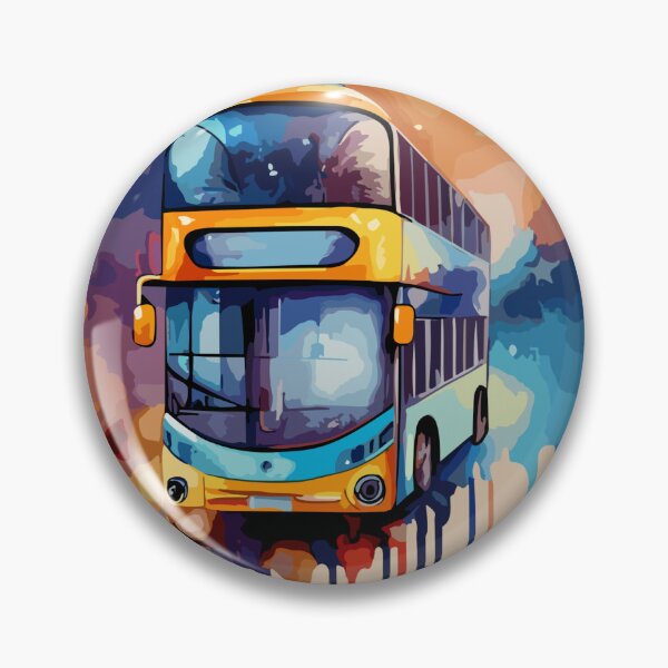 Item preview, Bus Paint DeVibrant Bus Paint Art Design Merch - Unique Handcrafted Bus-Themed Artworksign designed and sold by TrendZ Style.
