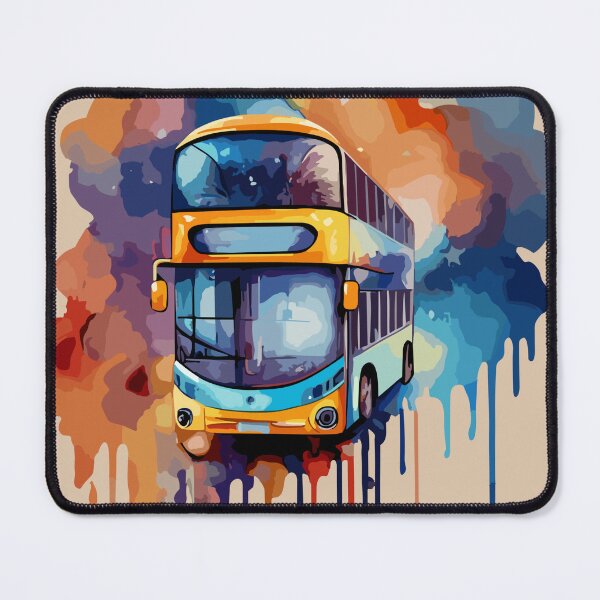 Item preview, Bus Paint DeVibrant Bus Paint Art Design Merch - Unique Handcrafted Bus-Themed Artworksign designed and sold by TrendZ Style.