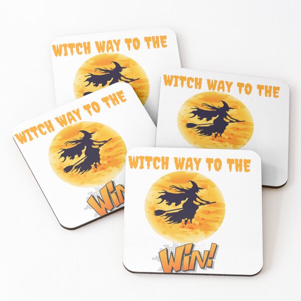 Item preview, Witch Way To The Wine Funny Drinking Party Halloween Graphic designed and sold by SztylishDesigns.