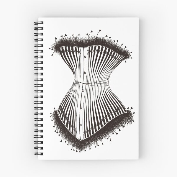 Item preview, Black Line Work Vintage Corset designed and sold by MaryRose73744.