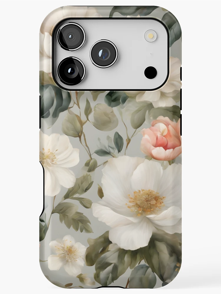 Thumbnail 1 of 4, iPhone Case, Wild Roses designed and sold by RBCTk.
