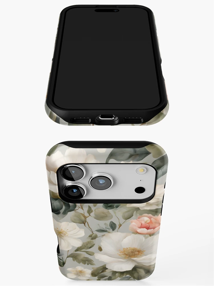 Thumbnail 3 of 4, iPhone Case, Wild Roses designed and sold by RBCTk.
