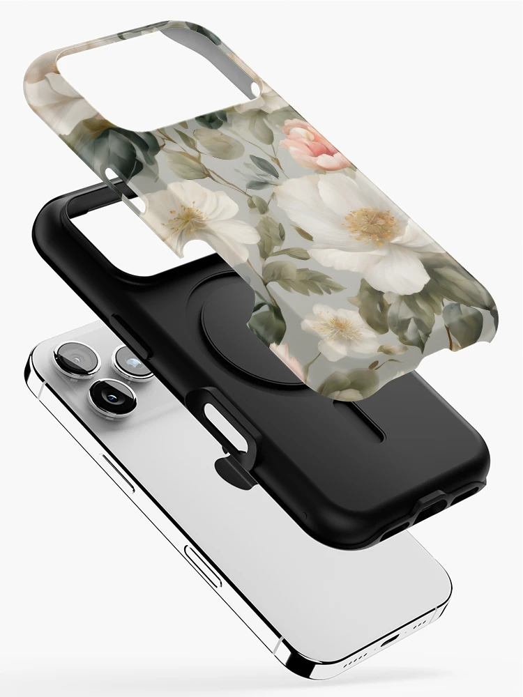 Thumbnail 2 of 4, iPhone Case, Wild Roses designed and sold by RBCTk.