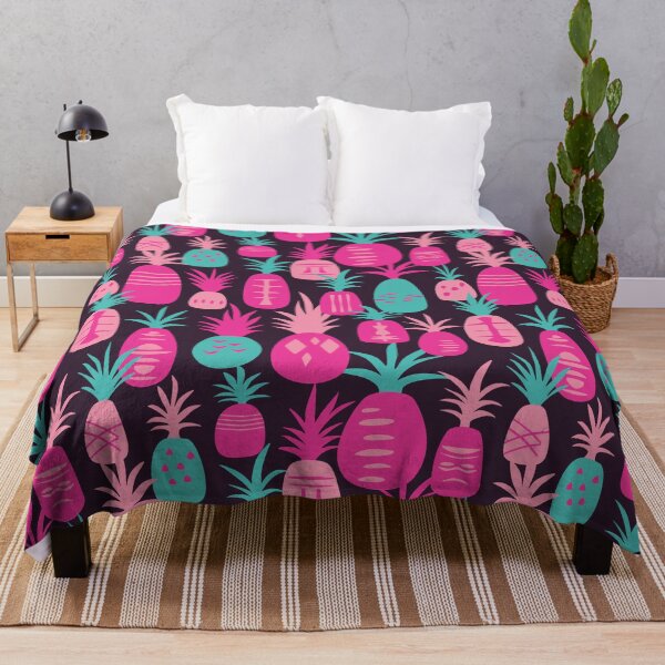 Item preview,  Mid Century Pineapples in Magenta, Pink & Cyan designed and sold by AlohaSadie.