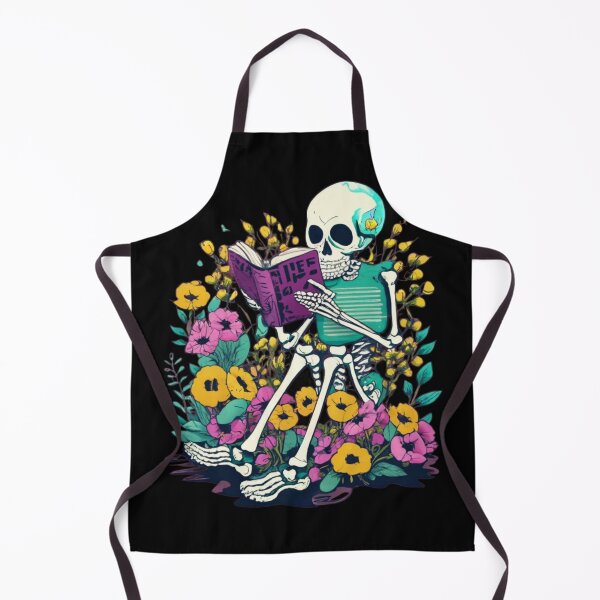 Item preview, Skeleton reading a book designed and sold by TrendyPalette.
