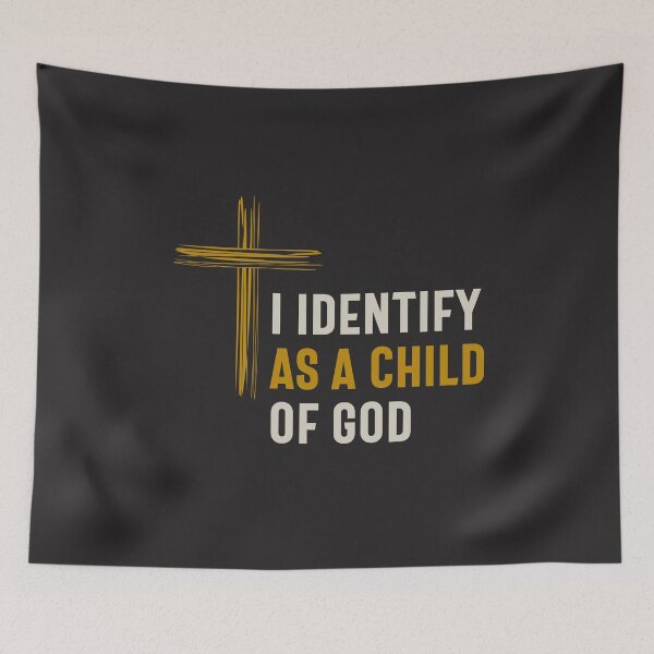 Item preview, I Identify as a Child Of God - Christian Spiritual Identity designed and sold by cidolopez.