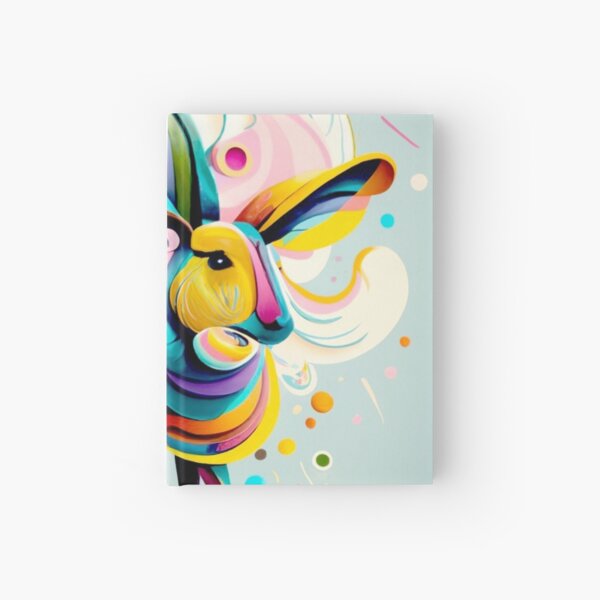 Item preview, Colorful Rainbow Rabbit in a Meadow designed and sold by Rafal Saluszewski.